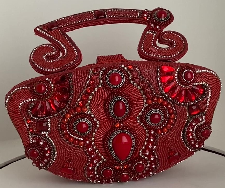 Buy Vintage Red Handbag Online in India - Etsy